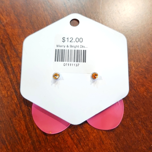 Red and Gold Earrings - Picture 2 of 2